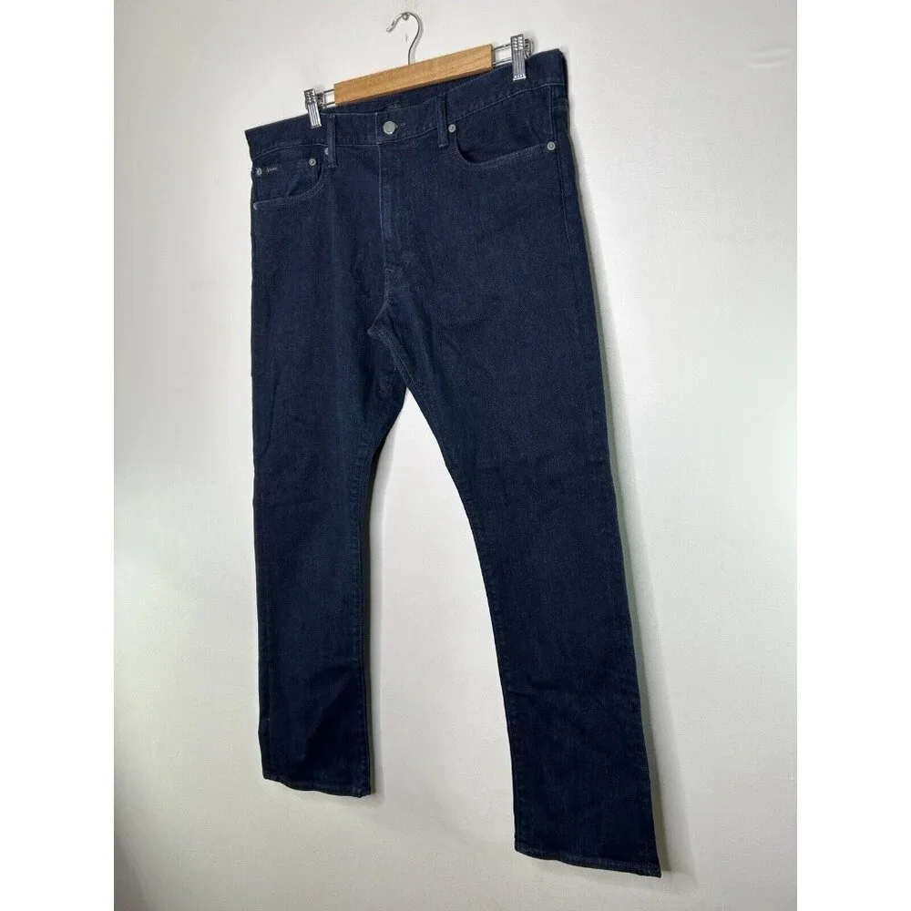 Polo by Ralph Lauren Men's Slim Jeans - Dark Blue - Picture 3 of 15